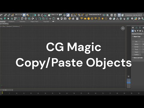 CG Magic: Copy & Paste Objects in Different 3ds Max Scenes