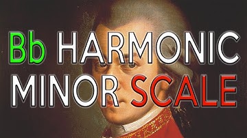 Bb HARMONIC MINOR SCALE in 30 SECONDES - ANIMATED MUSIC THEORY TUTORIAL