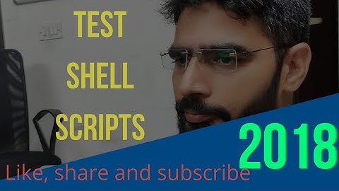 Shell Scripting - Test Scripts |Test input of shell script|test given input of shell from ServerGyan