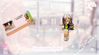 How o make decals on Roblox mobile!! (July 2026)