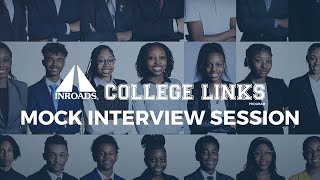 INROADS College Links DC Mock Interview Session