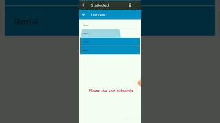 Listview Long press Items Multiple Select All Items and Delete Items | #sketchware #shorts #mrsk90