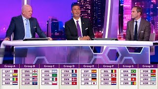 2022 FIFA World Cup Final Draw Results🏆 Who Are You Supporting? Pundits Review
