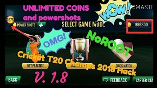 How to hack World T20 Cricket Champs 2018," no root" screenshot 5