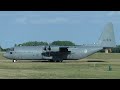 RNLAF C-130H-30 G-275 Overshoot & Landing at Cambridge Airport