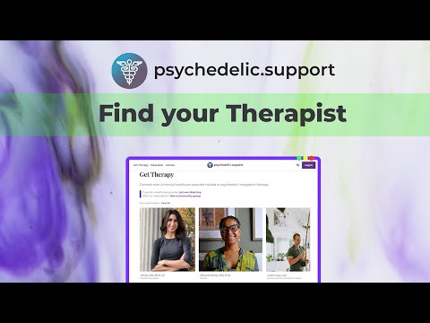 Find Your Therapist at Psychedelic Support