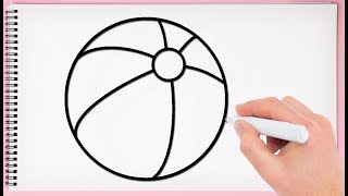 How to draw a ball easy learn drawing step by step with draw easy