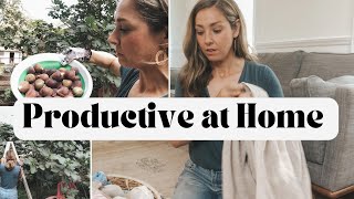 How to INSTANTLY be more PRODUCTIVE at HOME | My daily system for getting stuff DONE!