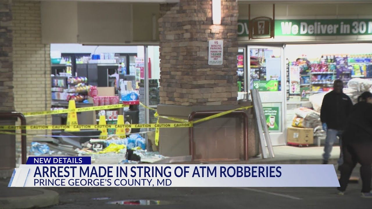 Man arrested in connection to ATM robberies across Prince George’s ...