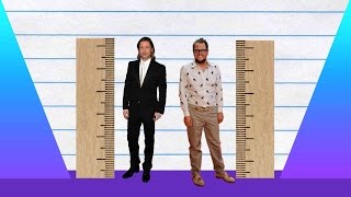 How Much Taller? - Brad Pitt vs Alan Carr!