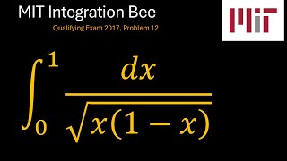 MIT 2017 Integration Bee Qualifying Exam, Problem 12