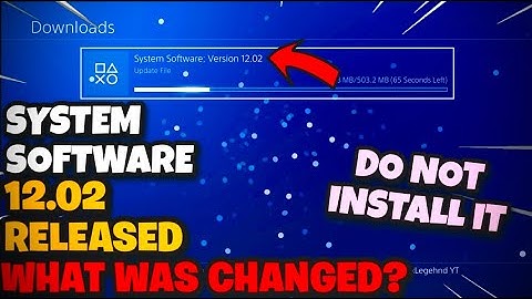 NEW PLAYSTATION 4 SYSTEM SOFTWARE UPDATE 12.02 RELEASED! DOWNLOAD IT NOW!