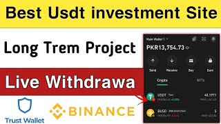 Best Usdt investment Site||Long Trem Project||Live Withdraw||earnsaad