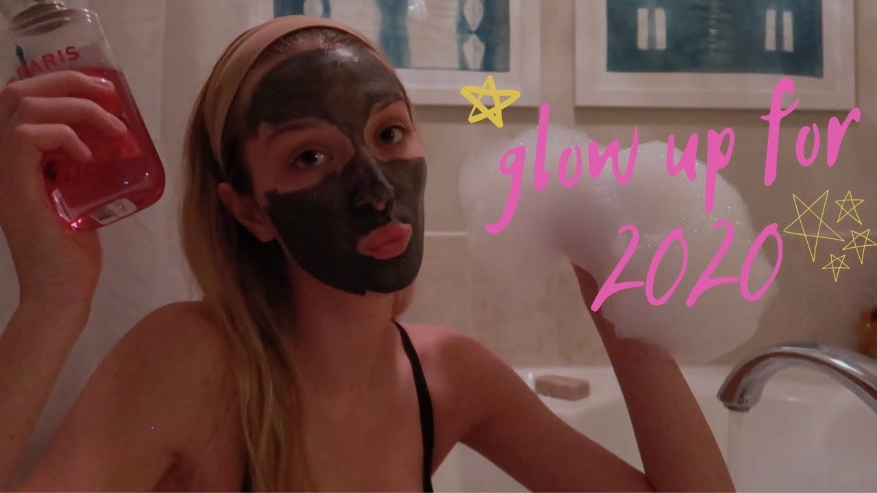 How to glow up for 2020!(self care day/ pamper routine)