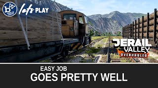 Lets play Derail Valley Overhauled a VR/Non VR train driving sim. I've never played better screenshot 2
