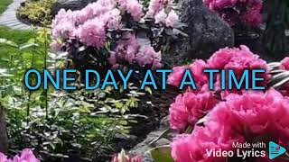 ONE DAY AT A TIME  Meriam Bellina with lyrics