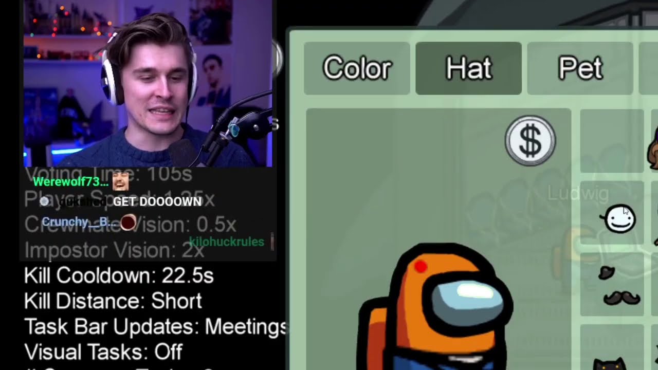 Ludwig Confronts Otto About His Among Us Skin