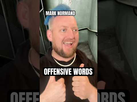 OFFENSIVE WORDS @marknormand #marknormand #comedysketch #comedyvideo #djhuntsofficial #relateable