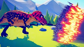 Dinosaur vs God Units  Totally Accurate Battle Simulator TABS