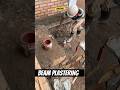 Staircase Beam Plastering #techniques#beam#plastering#cement#mortar#construccion#learning