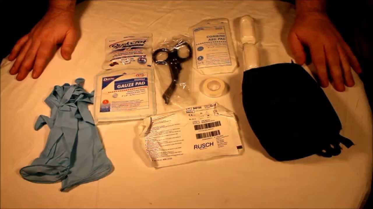 Xpouch Gunshot wound kit. YouTube