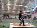 Hammer throw: 35 lbs weight throw, i suck