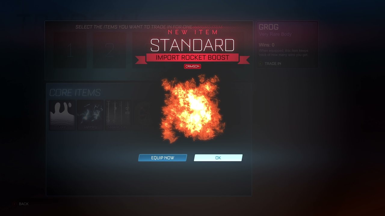 I got one of the Rarest Items in Rocket league!!!(painted standard)