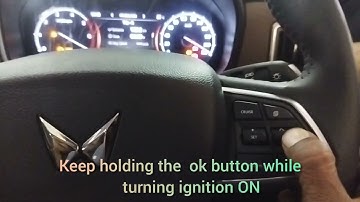 How to reset # SCORPIO N # sheduled service due reminder