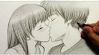 How To Draw People Kissing Htd Video 2 Youtube