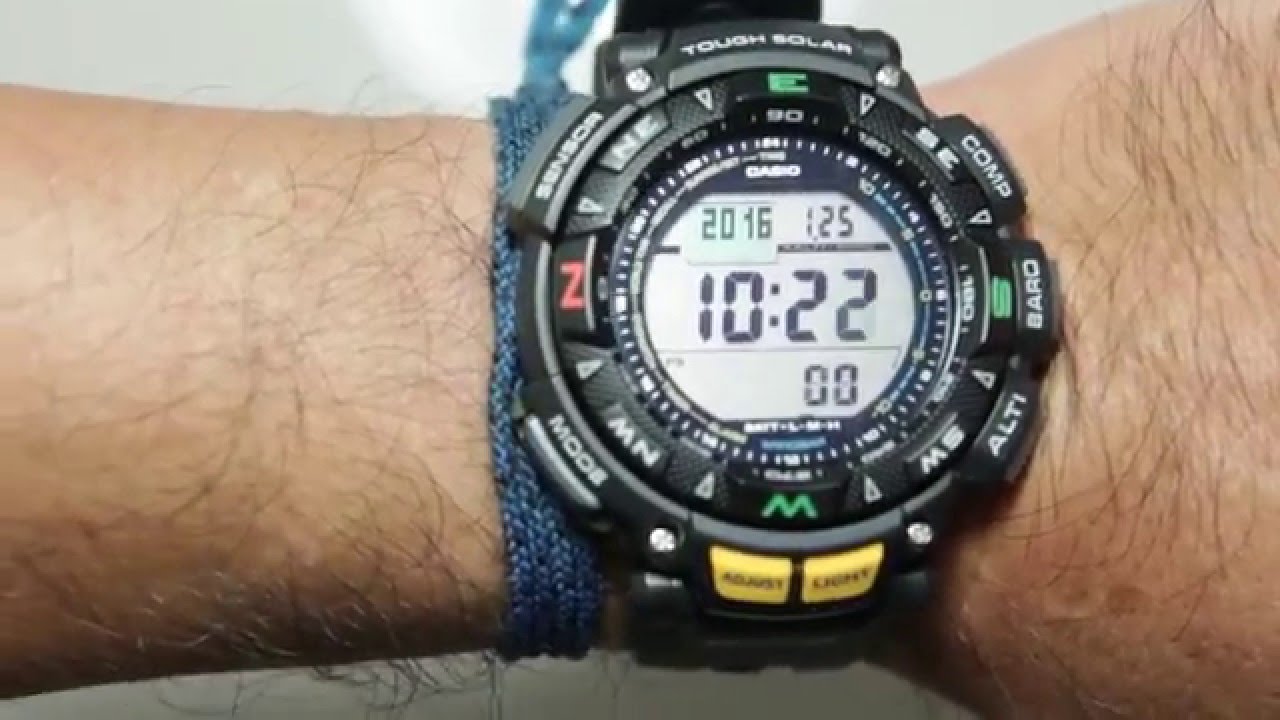 Protrek Triple sendor TOUGH SOLAR - YouTube