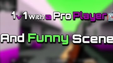1vs1 With A Pro Player🖤|| And Funny Scenes😂|| BlockPost Mobile || HyperBPM