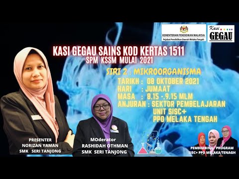 Kasi GeGau SPMku - Sains Teras Siri 2 - MICRO ORGANISMA