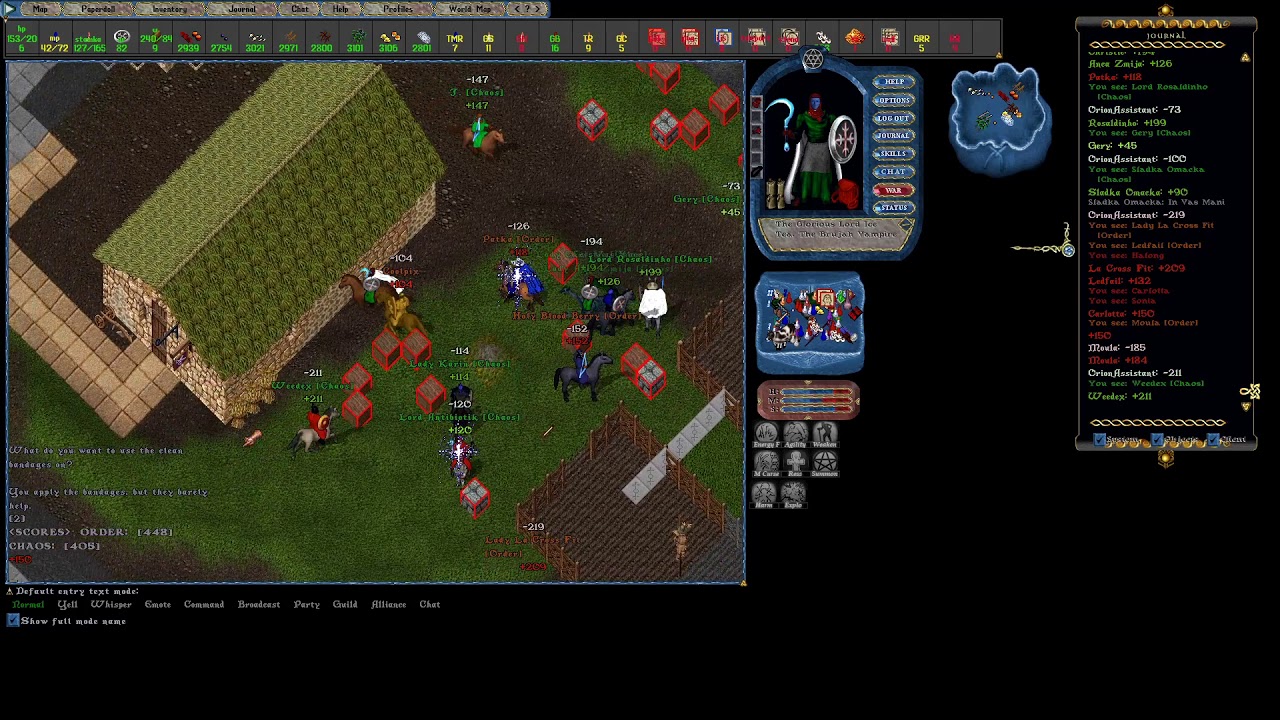 Ultima Online Ice Tea Town Battle DELUCIA YouTube