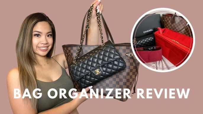 ZOOMONI BAG ORGANIZER REVIEW ON CHANEL JUMBO FLAP II CHANEL EASY CARRY FLAP  REVIEW 