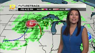 Sunshine will take over early before clouds return later