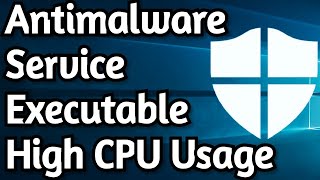 How To Fix Antimalware Service Executable High Memory / CPU Usage on Windows 10 screenshot 5