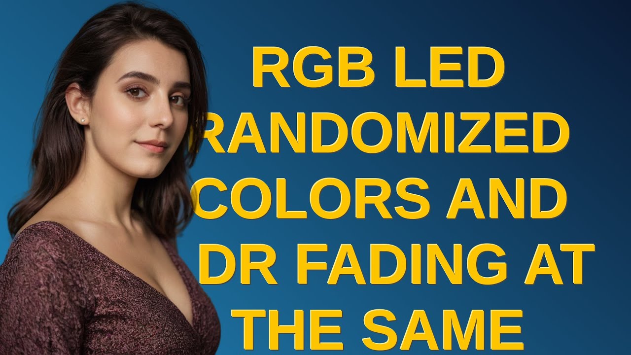 Arduino: RGB LED randomized colors and LDR fading at the same time ...