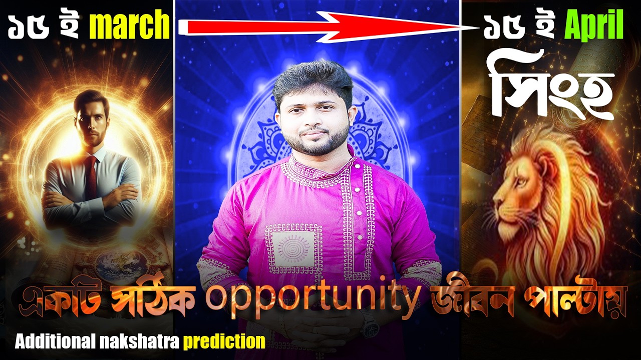 সিংহ রাশি (Leo)। 15  March to 15 April, কেমন যাবে বুঝুন ।