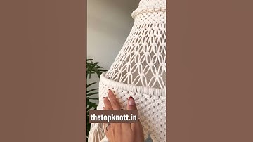 Beautiful ❤️ Macrame Lamp shade।Home Decor।Craft Product Online। Modinager India 🇮🇳