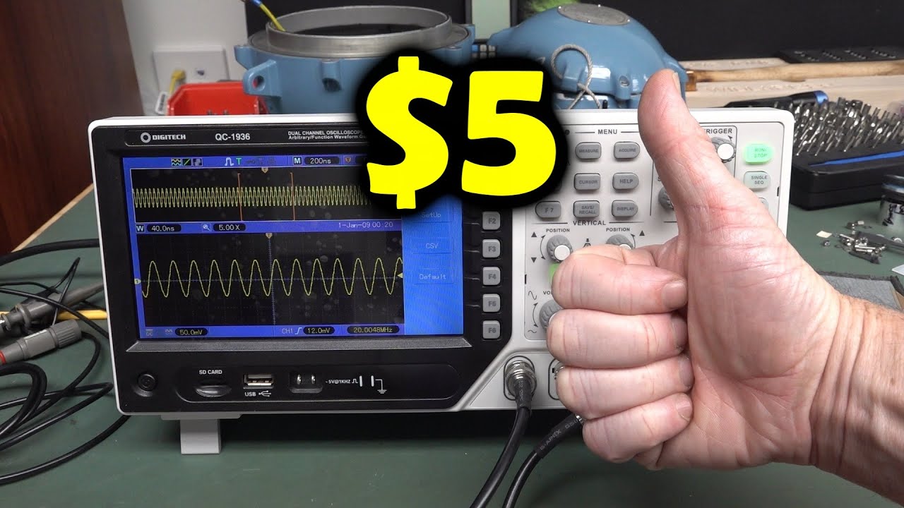 EEVblog 1492 - $5 Oscilloscope Repaired! + Oz GIVEAWAY - YouTube