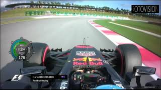 Ricciardo onboard - Q3 Last Lap - Malaysia 2017