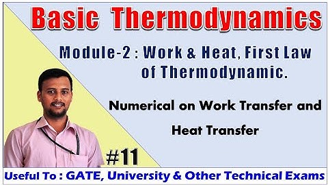 BTD : Module 2 | Work & Heat | Numericals on Work Transfer | Part 5 | As Per VTU | All Academy