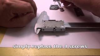Mitutoyo digital caliper repair is easy