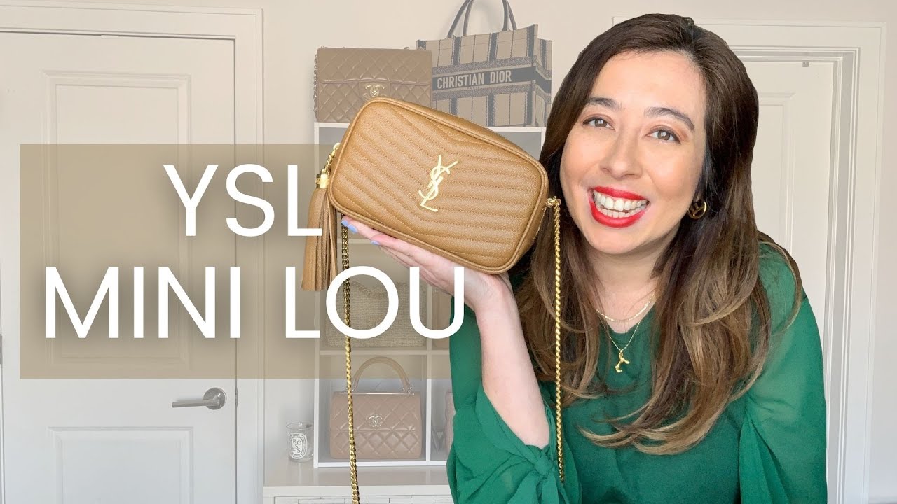 YSL Mini Lou Bag Review  Pros & Cons, Mod Shots, Wear & Tear