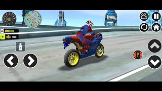 Super Hero Motor Bike Stunt 3D Games - Android Gameplay screenshot 3