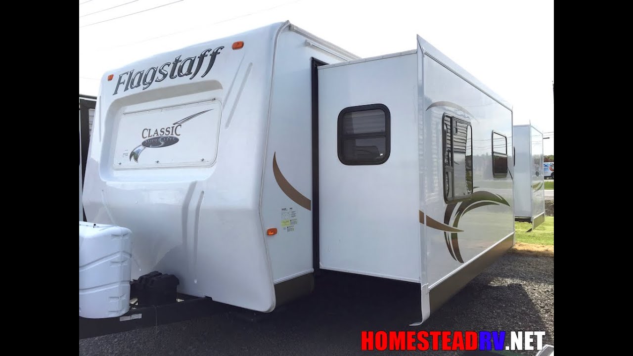 2012 FLAGSTAFF 831FKBSS CLASSIC SUPER LIGHT OHIO CAMPER DEALER RV www