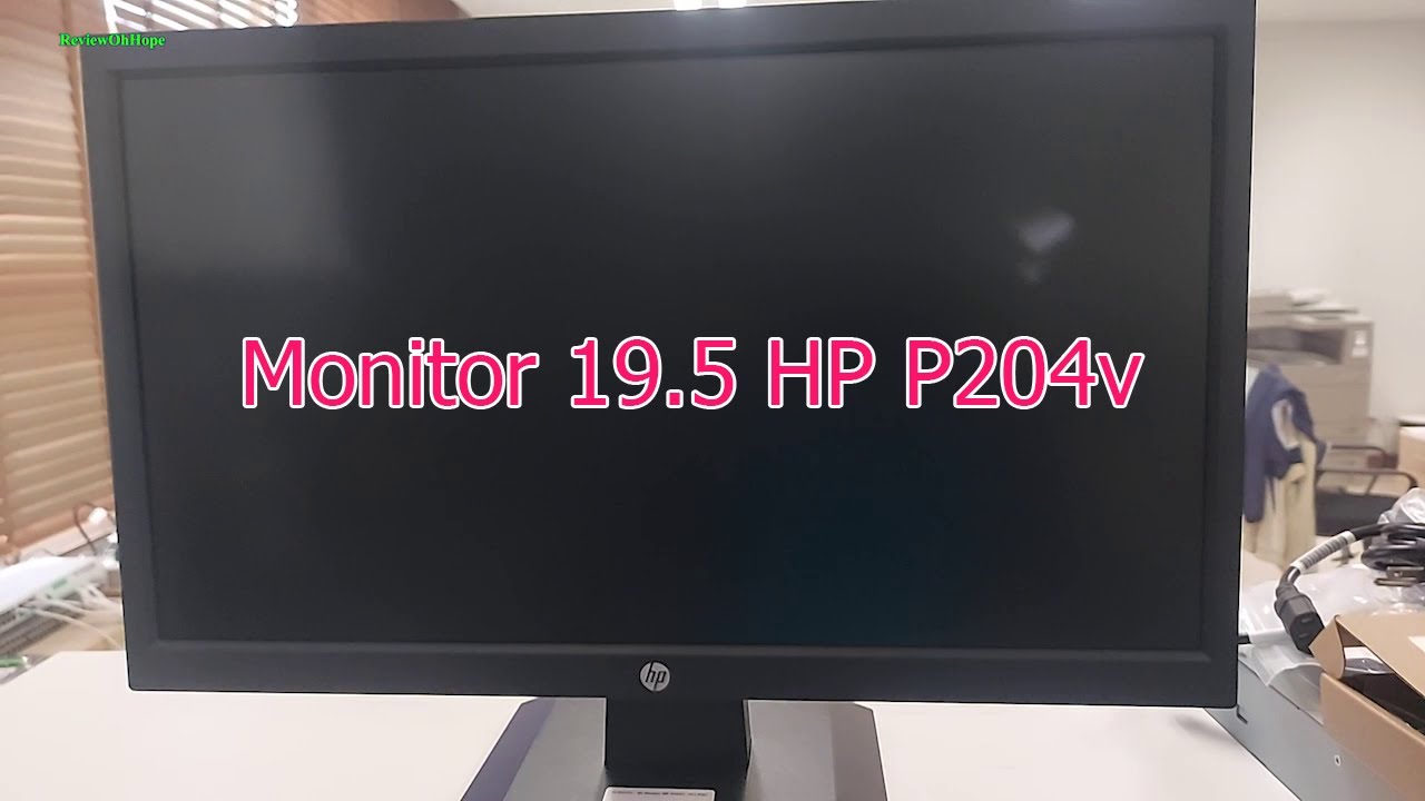 Monitor Hp P204v 20 LCD HD 1600x900 — Compupel