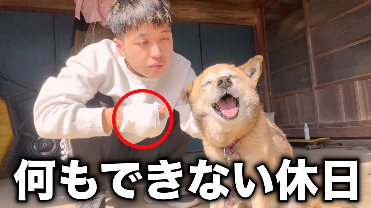 片手しか使えない、実家での休日