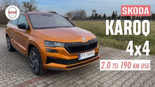 Skoda Karoq 2.0 TSI 190 KM DSG 4x4 test PL Pertyn Ględzi