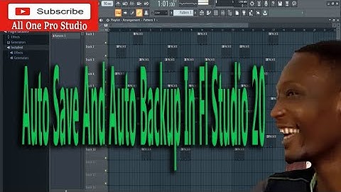 Auto Save And Auto Backup In Fl Studio 20